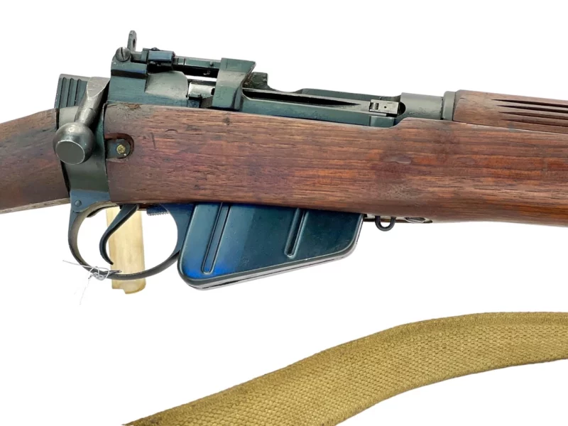 Navy Arms Enfield #4 Mk 1* .303 World War II French Resistance 1944 Dated "BS" marked matching serial number bolt PP 1395 - Image 12