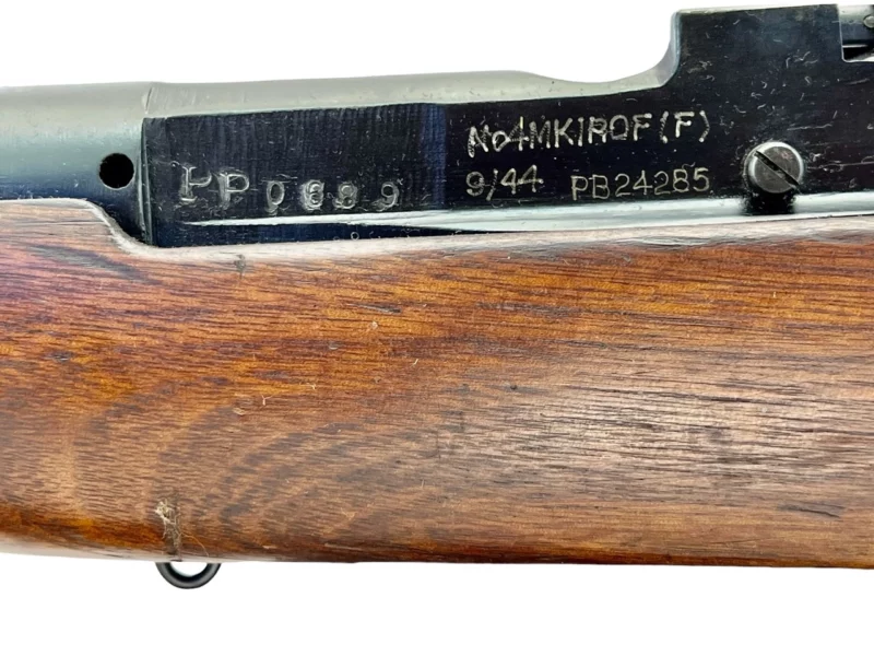 Navy Arms Enfield #4 Mk 1 .303 World War II French Resistance,1944 date "PP" marked, ROF(F) with matching bolt SN PP 0689 - Image 22