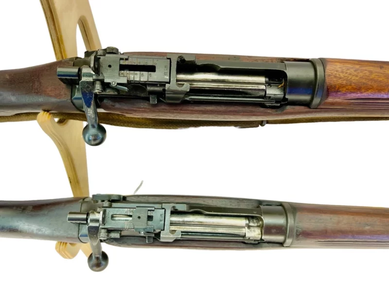 Navy Arms Enfield #4 Mk 1 .303 World War II French Resistance 1944 Dated consecutive serial numbered pair matching serial number bolt - Image 12