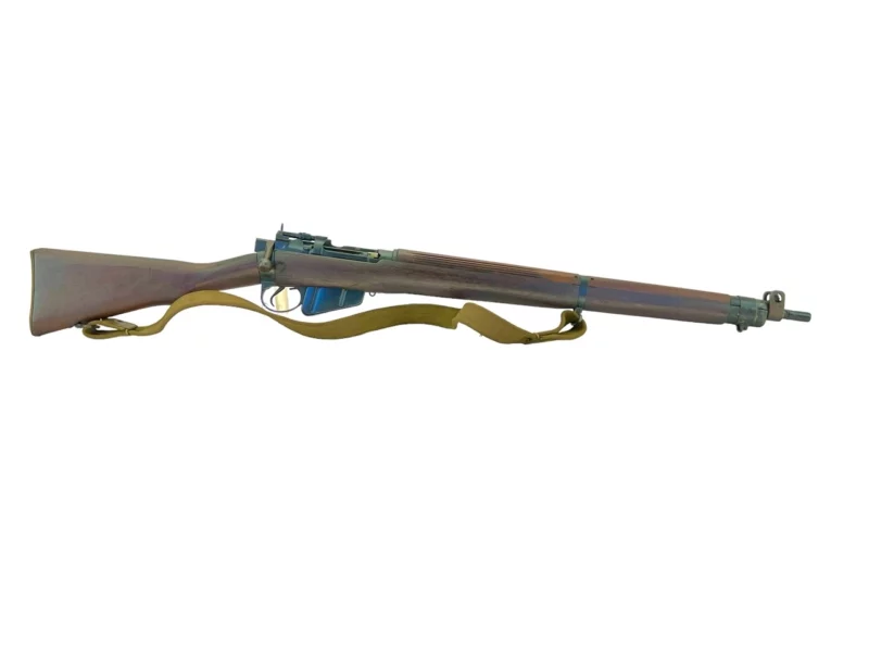 Navy Arms Enfield #4 Mk 1* .303 World War II French Resistance 1944 Dated "BS" marked matching serial number bolt PP 1832 - Image 10