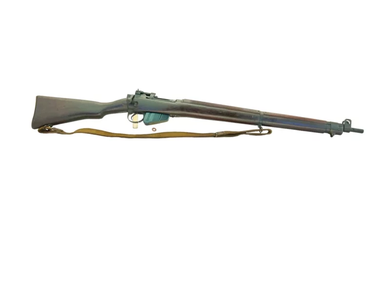 Navy Arms Enfield #4 Mk 1* .303 World War II French Resistance 1944 Dated "BS" and "PP" marked matching serial number bolt PP 0536 - Image 10