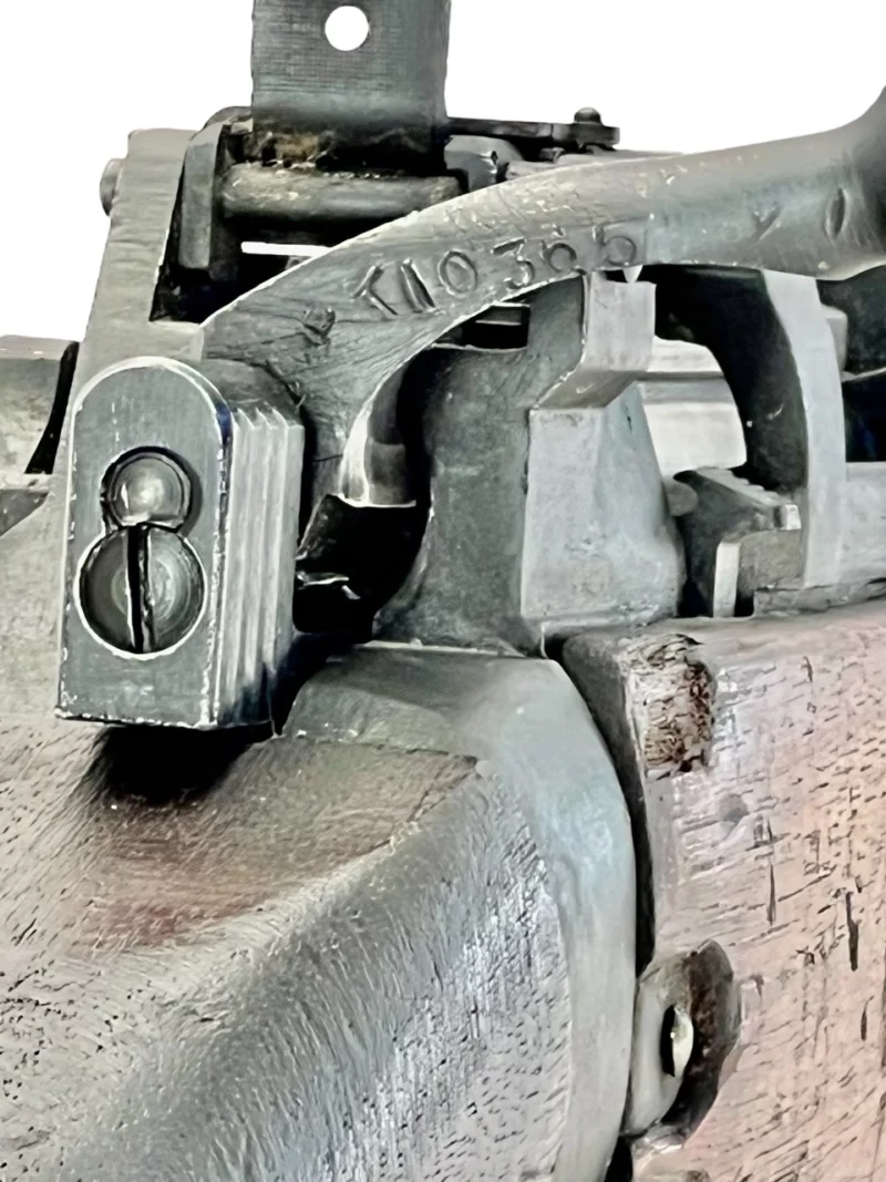 Navy Arms Enfield #4 Mk 1* .303 World War II French Resistance 1944 Dated "BT" marked non-matching SN bolt PP 1130 - Image 17