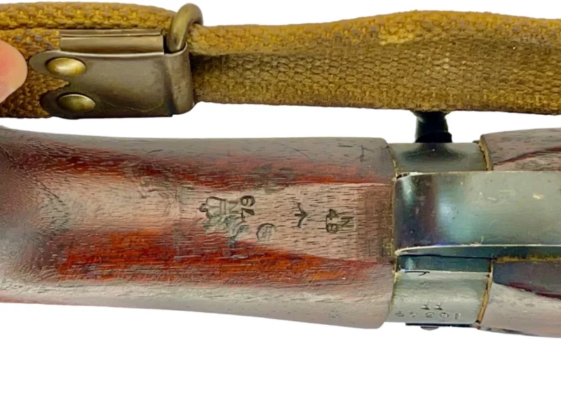 Navy Arms Enfield #4 Mk 1* .303 World War II French Resistance 1944 Dated "BT" and "PP" marked matching serial number bolt PP 0082 - Image 18