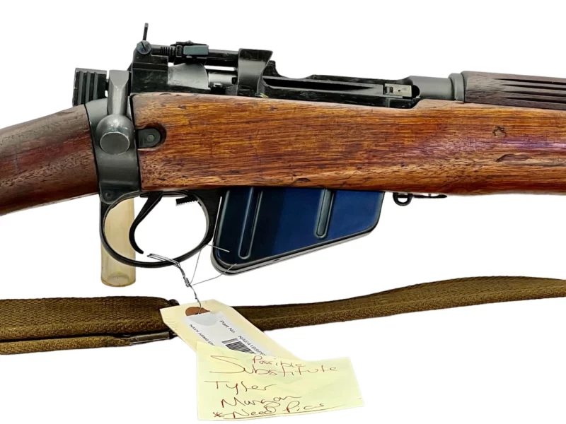 Navy Arms Enfield #4 Mk 1* .303 World War II French Resistance 1944 Dated "BS" and "PP" marked matching serial number bolt PP 1969 - Image 12