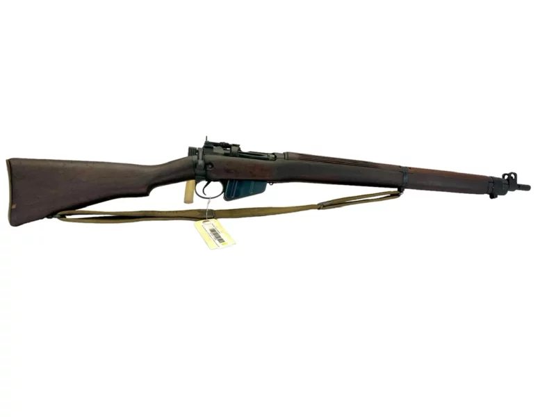 Navy Arms Enfield #4 Mk 1* .303 World War II French Resistance1944 Dated "BS" and "PP" marked non-matching serial number bolt PP 1127 - Image 10