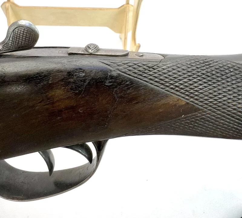 side by side 12ga shotgun AYA Yeoman Boxlock SN 542106 - Image 9