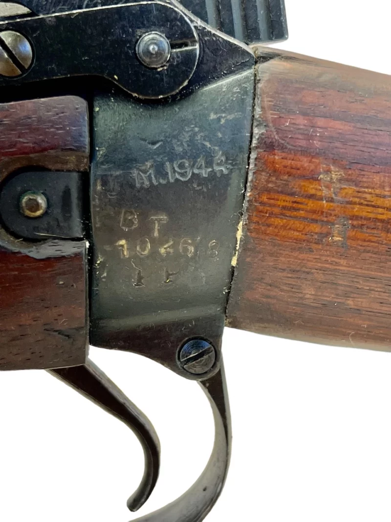 Navy Arms Enfield #4 Mk 1* .303 World War II French Resistance 1944 Dated "BT" "PP" marked non-matching SN bolt PP 1253 - Image 22