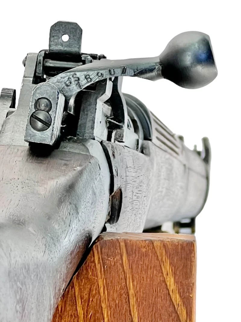 Navy Arms Enfield #4 Mk 1* .303 World War II French Resistance 1944 Dated "BS" marked matching serial number bolt PP 1636 - Image 17