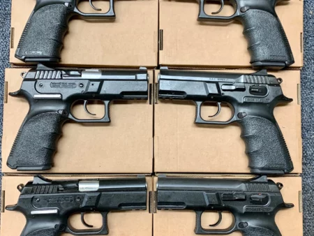 Israeli BUL G-Cherokee 9mm pistol with PIC RAIL AND 17-rd magazine