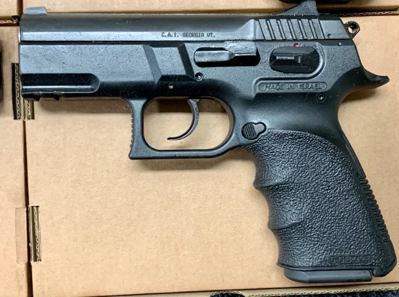 Israeli BUL G-Cherokee 9mm pistol with PIC RAIL AND 17-rd magazine - Image 2