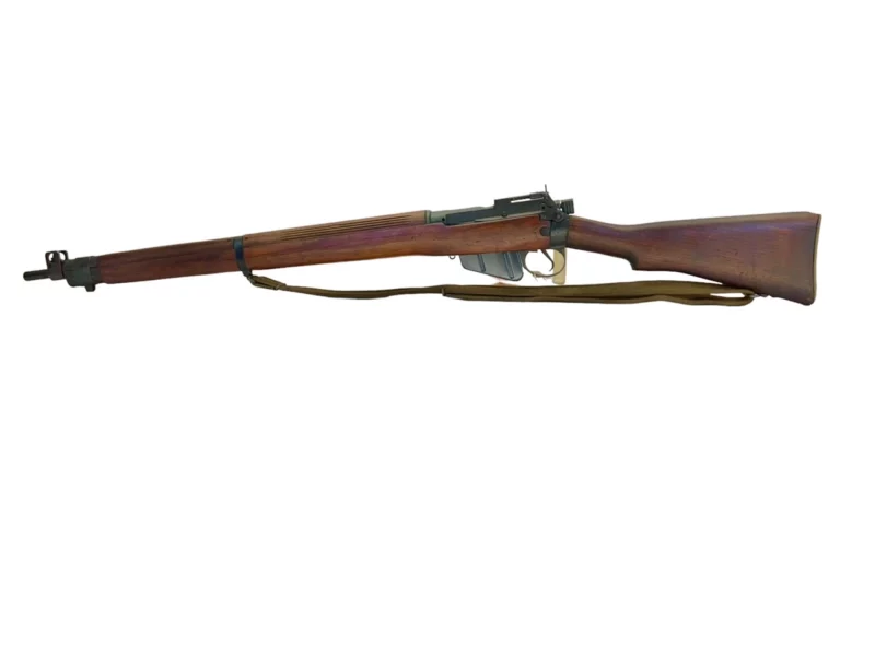 Navy Arms Enfield #4 Mk 1* .303 World War II French Resistance 1944 Dated "BS" marked matching serial number bolt PP 1036 - Image 20