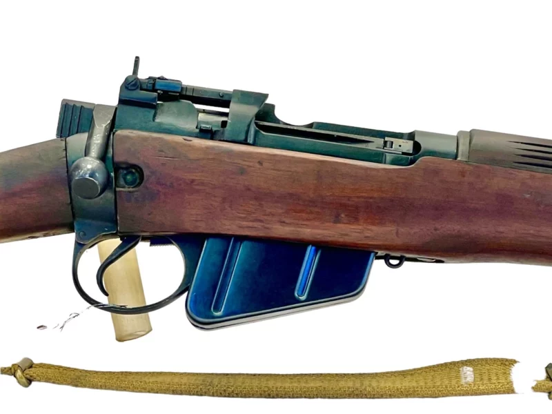 Navy Arms Enfield #4 Mk 1* .303 World War II French Resistance 1944 Dated "BT" and "PP" marked matching serial number bolt PP 1474 - Image 13