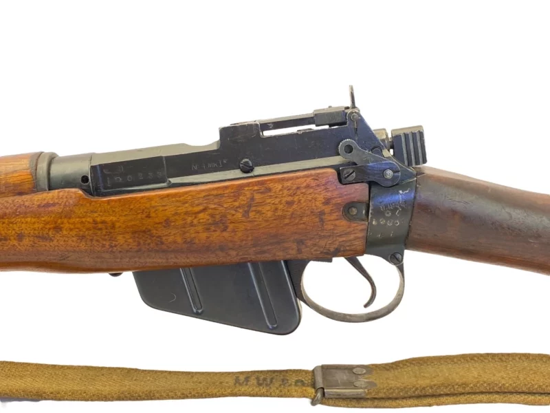 Navy Arms Enfield #4 Mk 1* .303 World War II French Resistance 1944 Dated "BT" and "PP" marked matching serial number bolt PP 0233 - Image 9