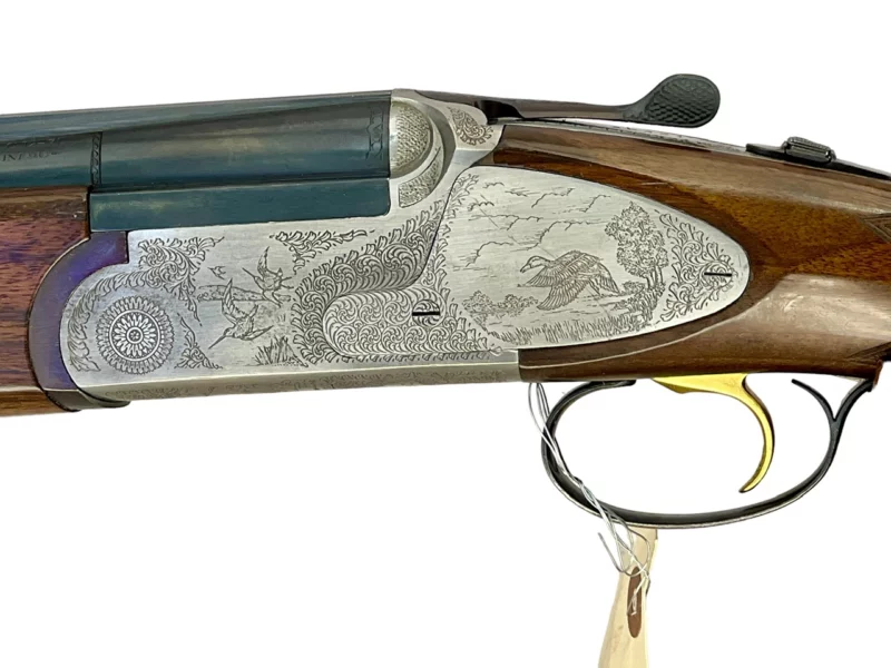 12ga O/U full side lock shotgun Emilio Rizzini Italian made single trigger VG-Ex. condition - Image 10