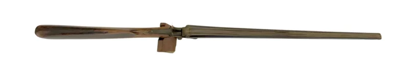 Belgium 410 side by side shotgun external hammer, fold-over “poacher’s gun” 3641 - Image 5
