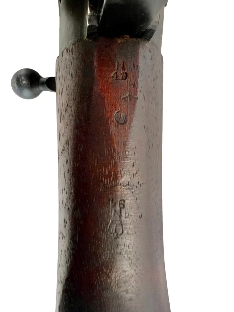 Navy Arms Enfield #4 Mk 1* .303 World War II French Resistance1944 Dated "BS" and "PP" marked non-matching serial number bolt PP 0128 - Image 18