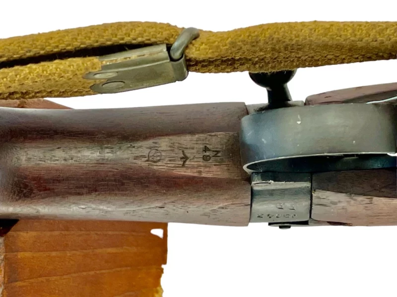 Navy Arms Enfield #4 Mk 1* .303 World War II French Resistance 1944 Dated "BT" and "PP" marked matching serial number bolt PP 1504 - Image 17