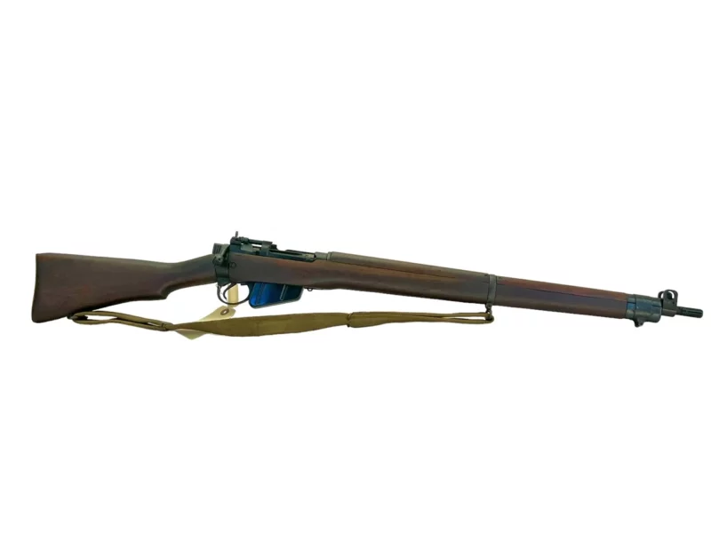 Navy Arms Enfield #4 Mk 1 .303 World War II French Resistance,1944 date "PP" marked, ROF(F) with matching bolt SN PP 0747 - Image 9