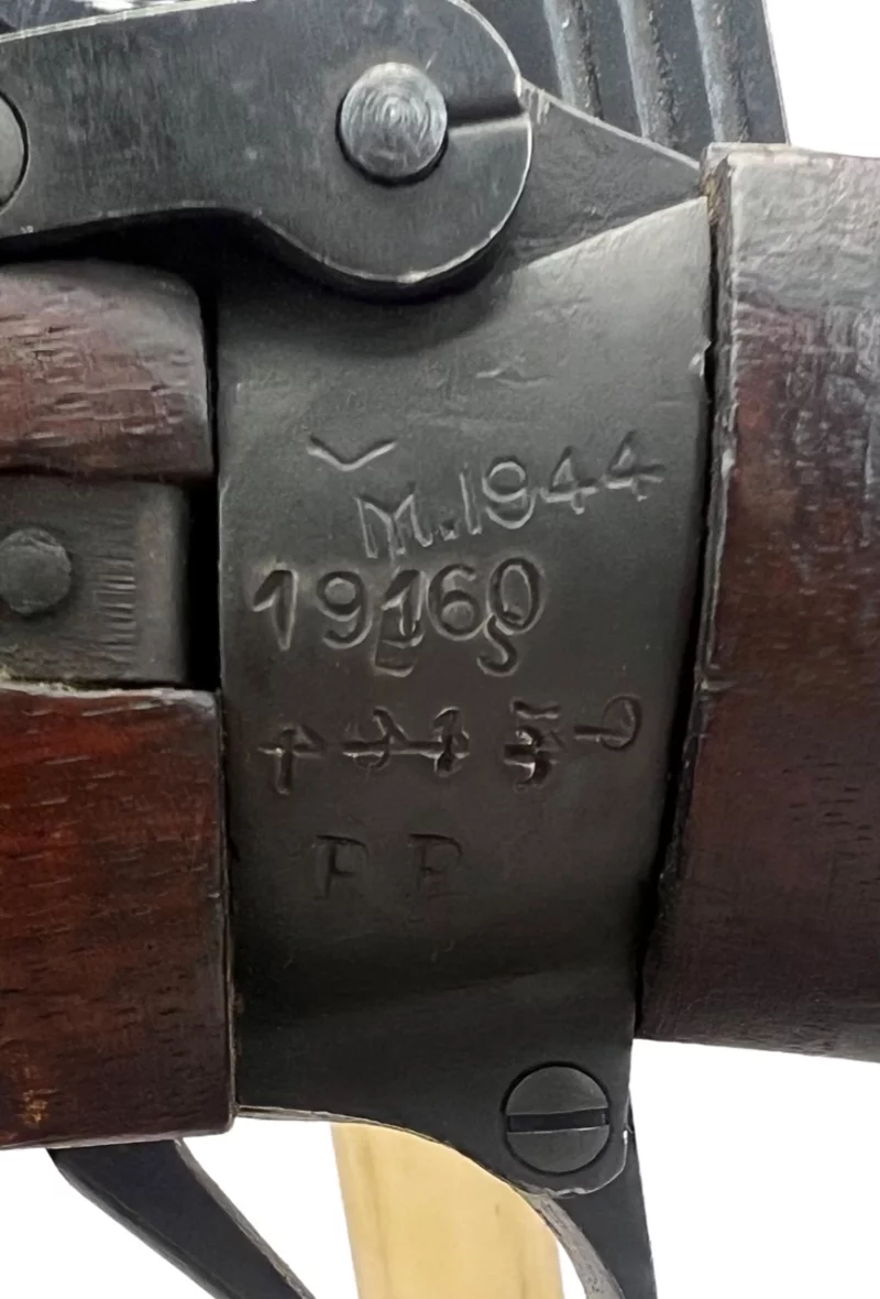 Navy Arms Enfield #4 Mk 1* .303 World War II French Resistance1944 Dated "BS" and "PP" marked non-matching serial number bolt PP 1011 - Image 23
