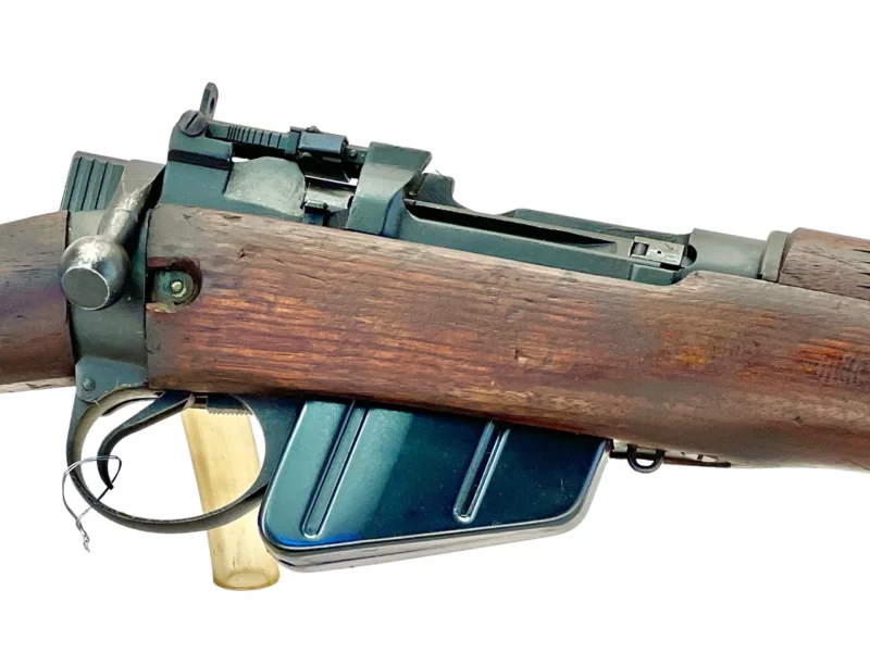 Navy Arms Enfield #4 Mk 1* .303 World War II French Resistance 1944 Dated "BS" marked matching serial number bolt PP 1131 - Image 12