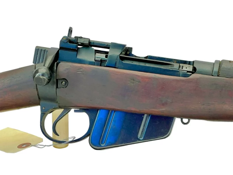 Navy Arms Enfield #4 Mk 1 .303 World War II French Resistance,1944 date "PP" marked, ROF(F) with matching bolt SN PP 0758 - Image 14