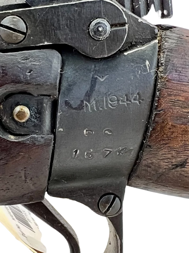 Navy Arms Enfield #4 Mk 1* .303 World War II French Resistance1944 Dated "BS" marked non-matching serial number bolt PP 1630 - Image 23