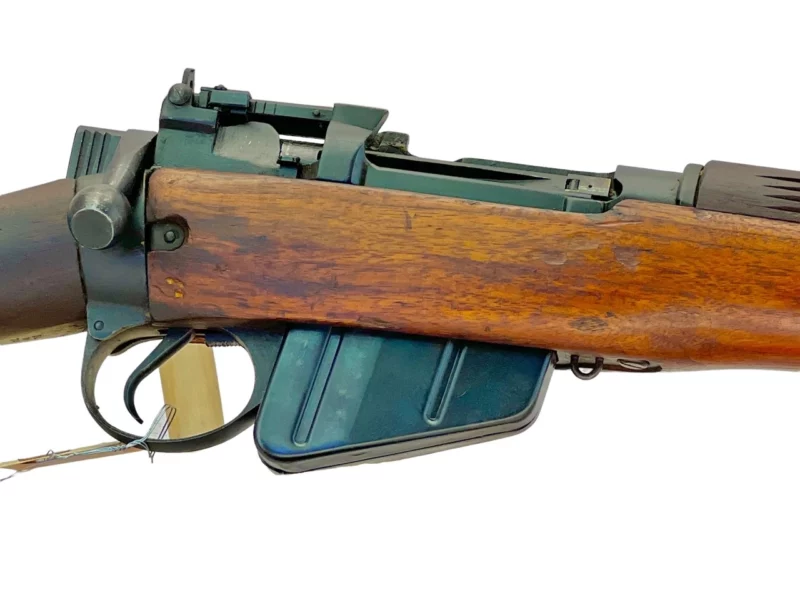 Navy Arms Enfield #4 Mk 1* .303 World War II French Resistance 1944 Dated "BS" marked matching serial number bolt PP 1388 - Image 12