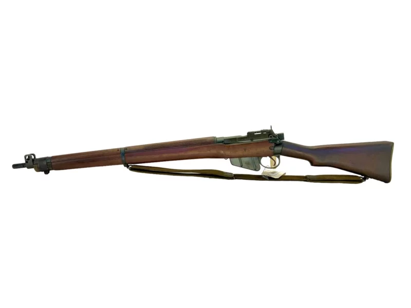 Navy Arms Enfield #4 Mk 1* .303 World War II French Resistance 1944 Dated "BS" marked matching serial number bolt PP 1815 - Image 20