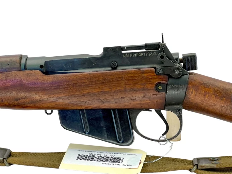 Navy Arms Enfield #4 Mk 1 .303 World War II French Resistance,1944 date "PP" marked, ROF(F) with matching bolt SN PP 0188 - Image 19