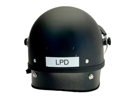 Police Ballistic Riot Helmet with Face Shield and Chin Strap - S/M