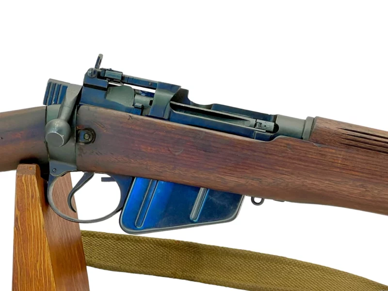 Navy Arms Enfield #4 Mk 1* .303 World War II French Resistance1944 Dated "BS" and "PP" marked non-matching serial number bolt PP 1720 - Image 11