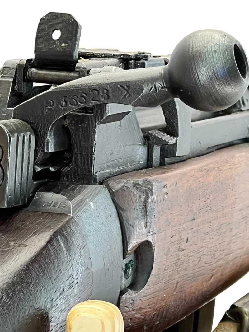Navy Arms Enfield #4 Mk 1 .303 World War II French Resistance 1944 Dated consecutive serial numbered pair matching serial number bolt - Image 16