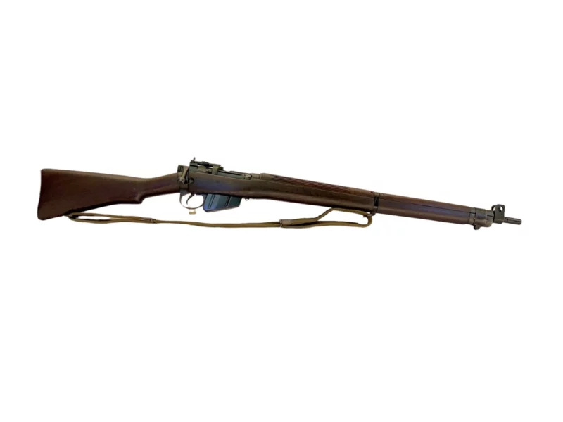 Navy Arms Enfield #4 Mk 1* .303 World War II French Resistance 1944 Dated "BS" and "PP" marked matching serial number bolt PP 1326 - Image 8