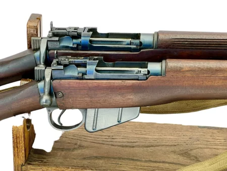 Navy Arms Enfield #4 Mk 1 .303 World War II French Resistance 1944 Dated duplicate serial numbered pair 35510/35510