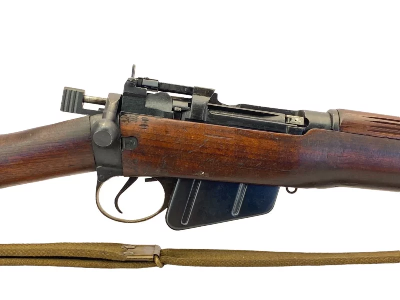 Navy Arms Enfield #4 Mk 1 .303 World War II French Resistance 1944 Dated "BT" and "PP" marked matching serial number bolt PP0781 - Image 16