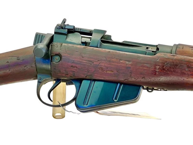 Navy Arms Enfield #4 Mk 1* .303 World War II French Resistance 1944 Dated "BS" and "PP" marked matching serial number bolt PP 0889 - Image 10