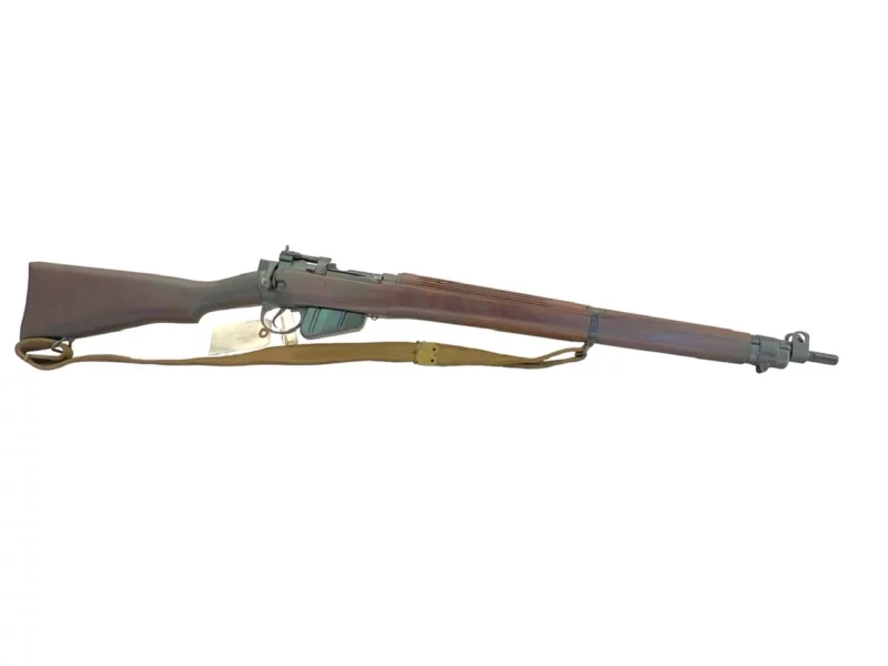 Navy Arms Enfield #4 Mk 1* .303 World War II French Resistance 1944 Dated "BS" marked matching serial number bolt PP 1350 - Image 9