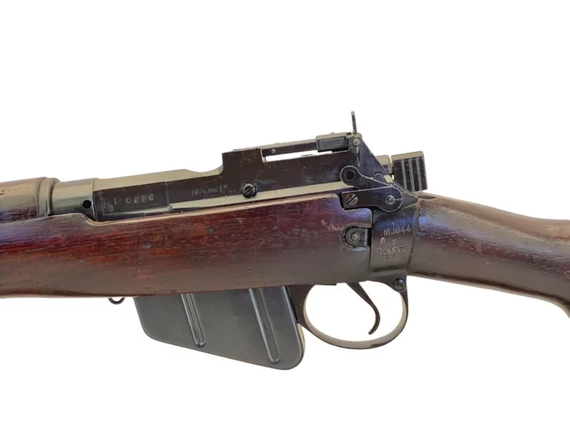 Navy Arms Enfield #4 Mk 1* .303 World War II French Resistance 1944 Dated "BT" and "PP" marked matching serial number bolt PP 0086 - Image 9