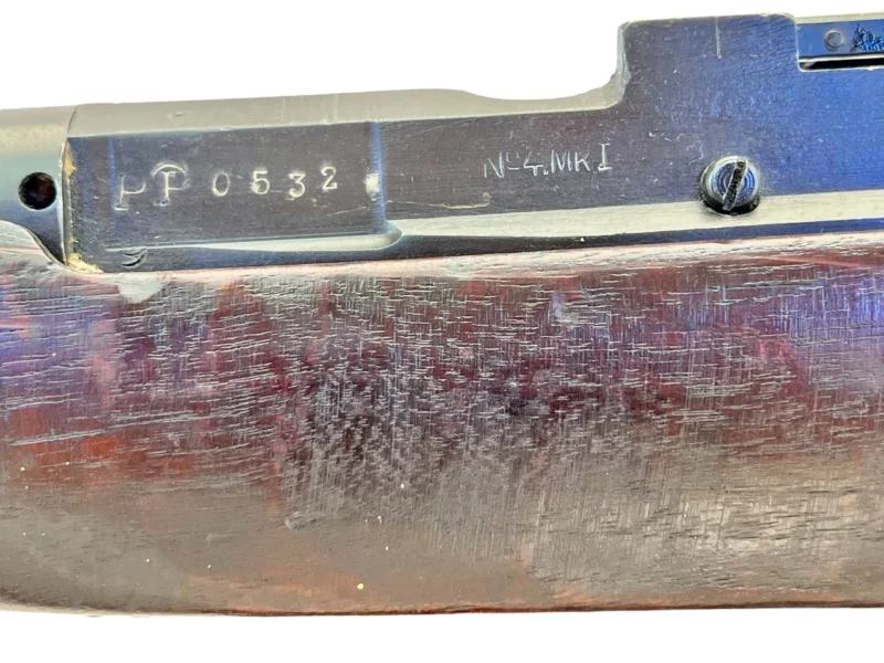 Navy Arms Enfield #4 Mk 1 .303 World War II French Resistance 1944 Dated "BT" and "PP" marked matching serial number bolt PP 0532 - Image 21