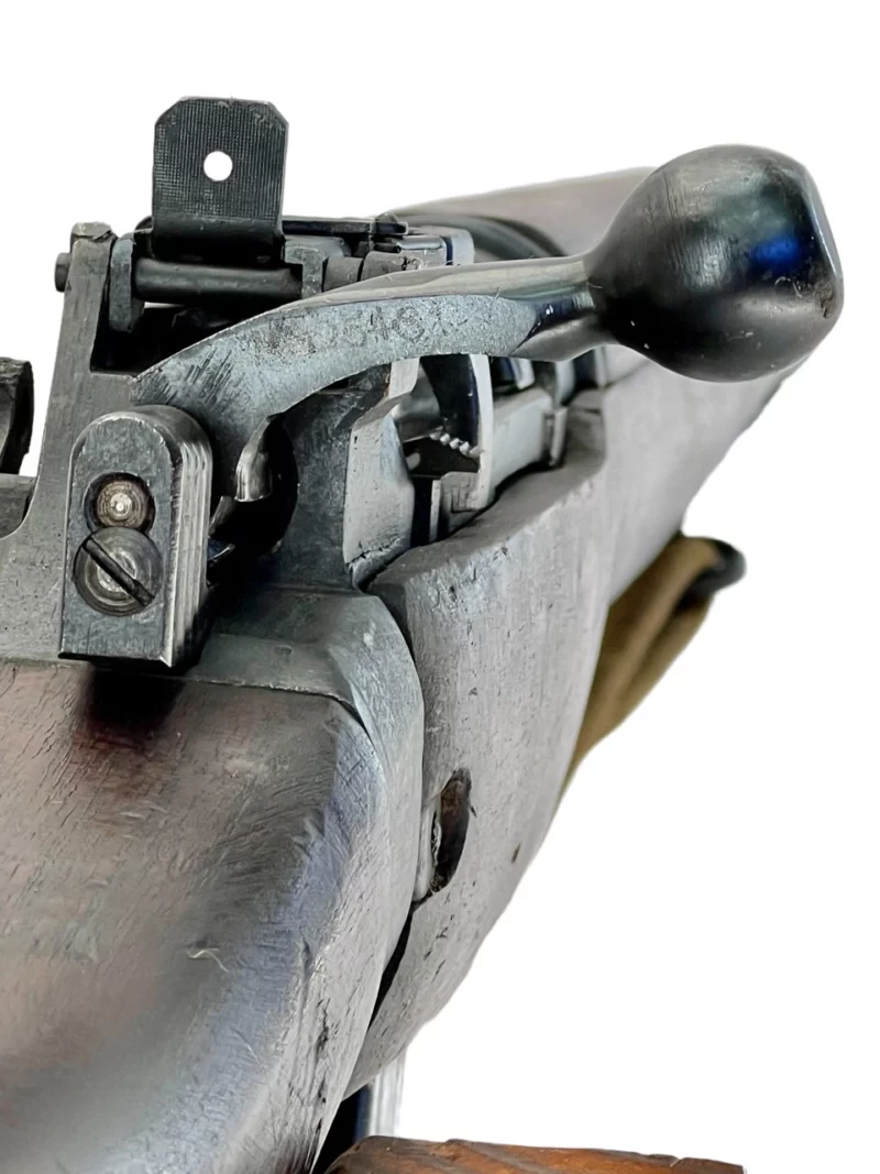 Navy Arms Enfield #4 Mk 1 .303 World War II French Resistance,1944 date "PP" marked, ROF(F) with matching bolt Zinc buttplate SN PP 1227 - Image 15