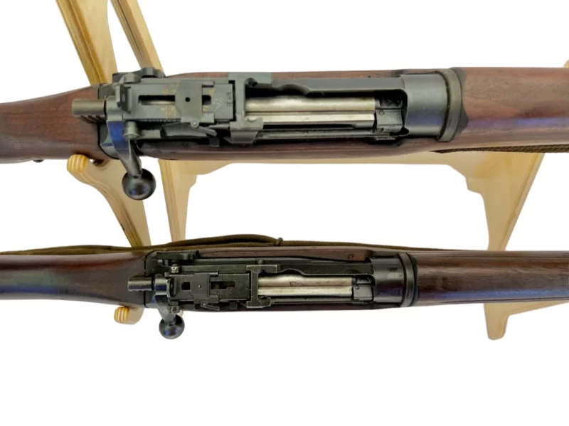 Navy Arms Enfield #4 Mk 1 .303 World War II French Resistance 1944 Dated consecutive serial numbered pair matching serial number bolt - Image 18