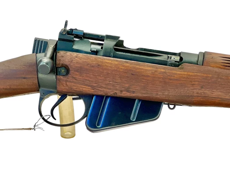Navy Arms Enfield #4 Mk 1* .303 World War II French Resistance 1944 Dated "BS" and "PP" marked matching serial number bolt PP 1725 - Image 12