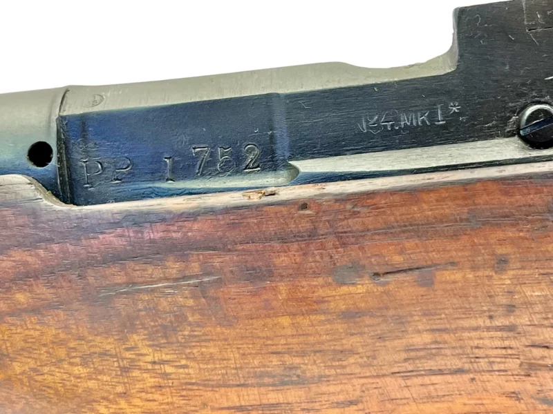 Navy Arms Enfield #4 Mk 1* .303 World War II French Resistance 1944 Dated "BS" and "PP" marked matching serial number bolt PP 1752 - Image 21