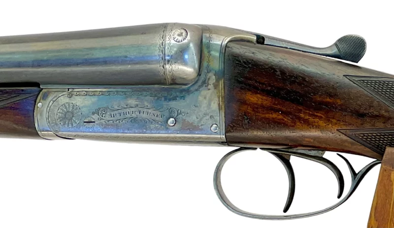 British Side by Side 12ga shotgun Arthur Turner Box Lock - Image 11