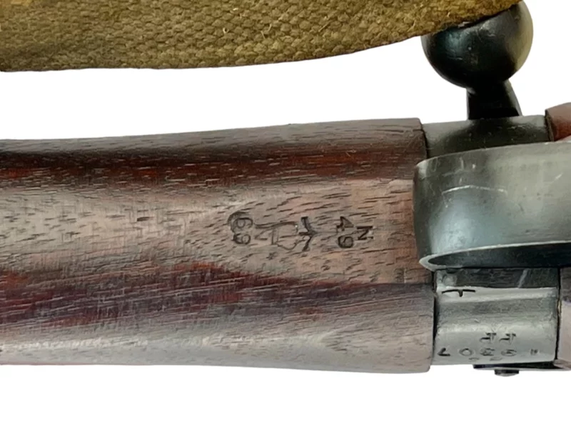 Navy Arms Enfield #4 Mk 1* .303 World War II French Resistance1944 Dated "BS" and "PP" marked matching serial number bolt PP 1016 - Image 19