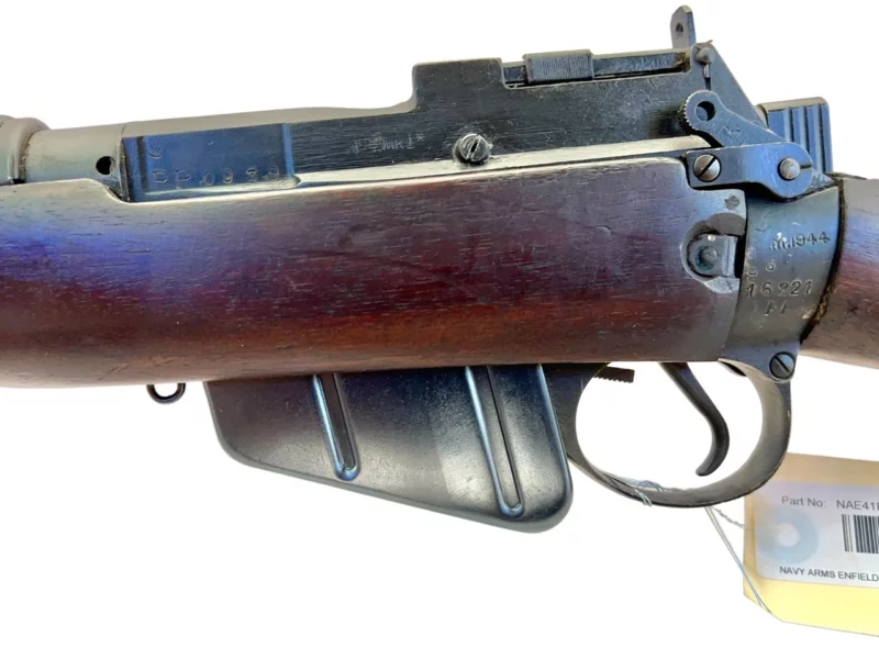 Navy Arms Enfield #4 Mk 1* .303 World War II French Resistance 1944 Dated "BS" and "PP" marked matching serial number bolt PP 0939 - Image 21