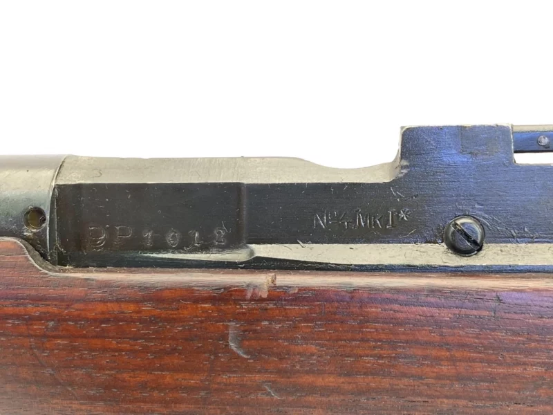 Navy Arms Enfield #4 Mk 1* .303 World War II French Resistance 1944 Dated "BT" marked matching serial number bolt PP 1012 - Image 8