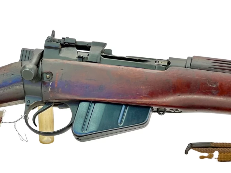 Navy Arms Enfield #4 Mk 1* .303 World War II French Resistance 1944 Dated "BS" and "PP" marked matching serial number bolt PP 0427 - Image 13