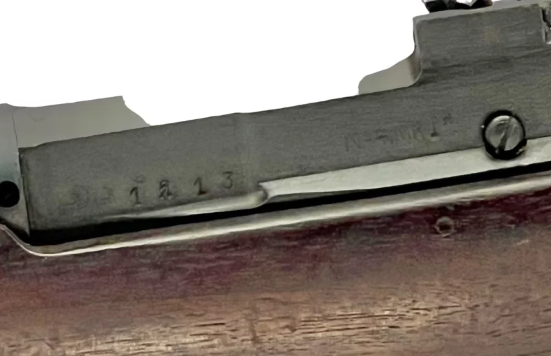 Navy Arms Enfield #4 Mk 1* .303 World War II French Resistance 1944 Dated "BT" marked non-matching SN bolt PP 1213 - Image 22