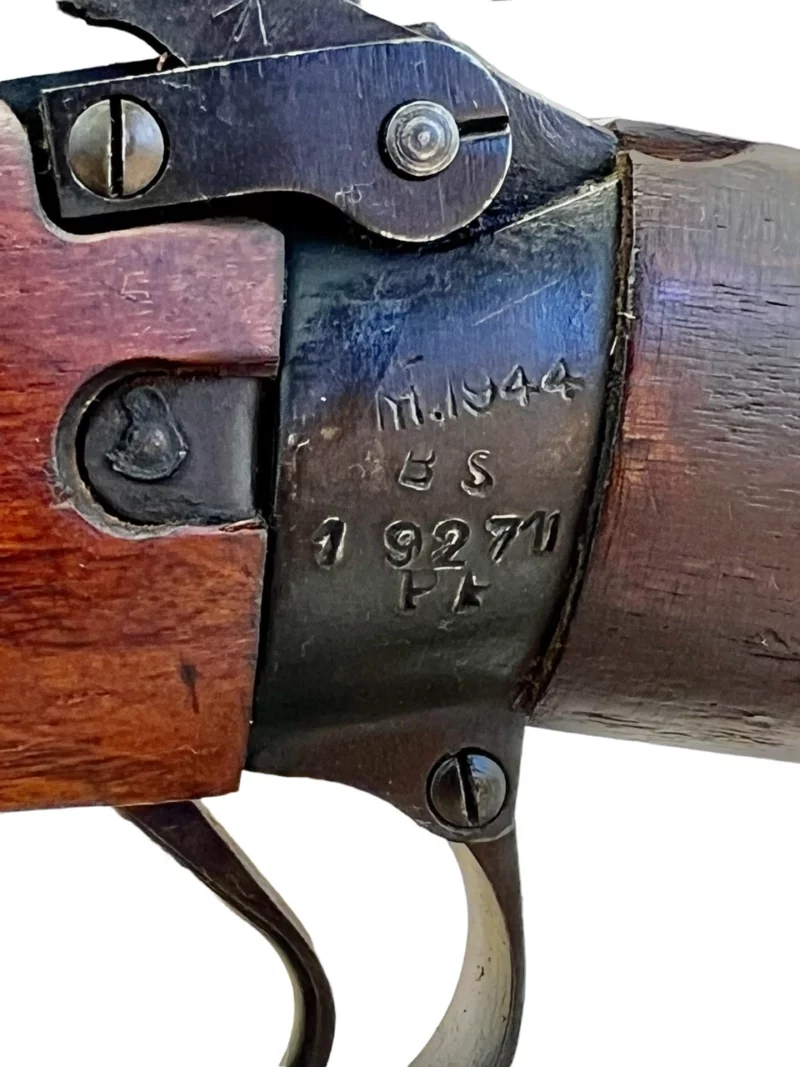 Navy Arms Enfield #4 Mk 1* .303 World War II French Resistance 1944 Dated "BS" and "PP" marked matching serial number bolt PP 0821 - Image 21